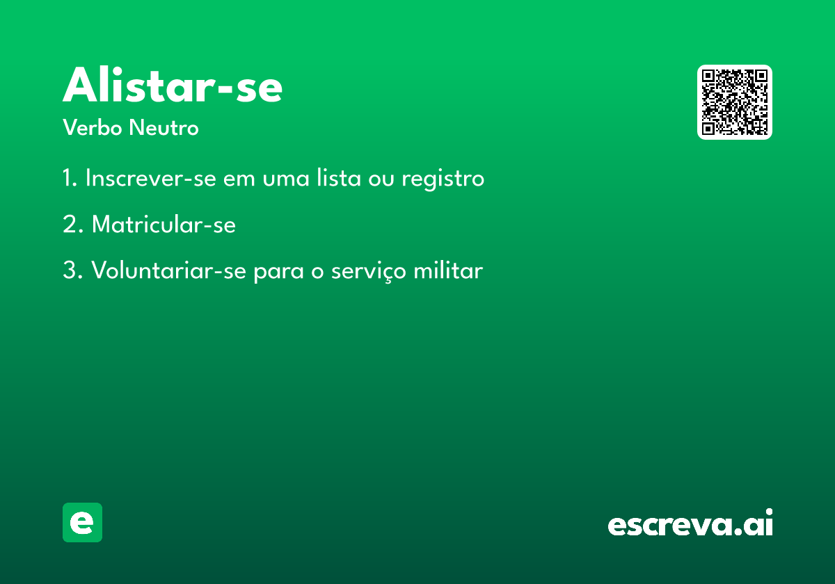 alistar-se