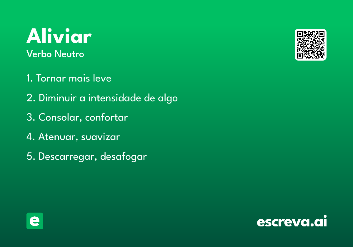 aliviar