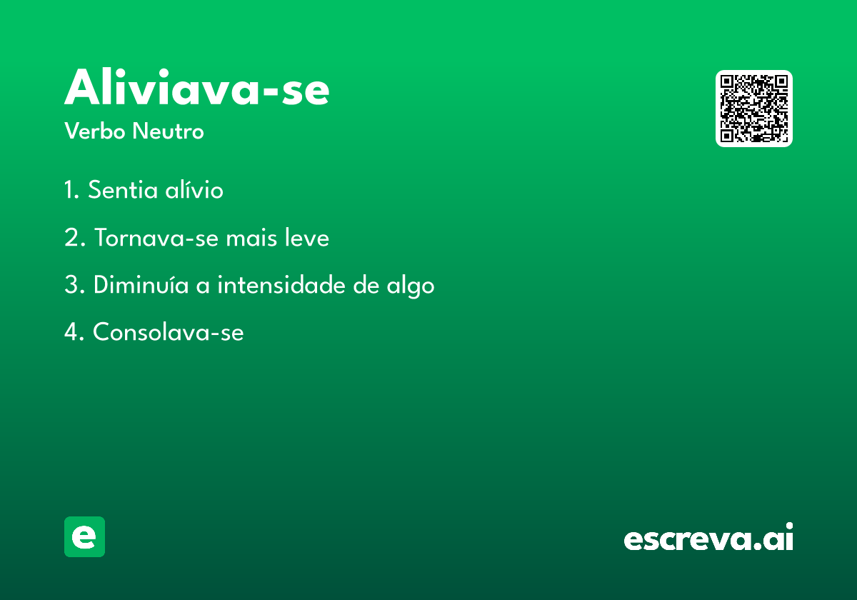 aliviava-se