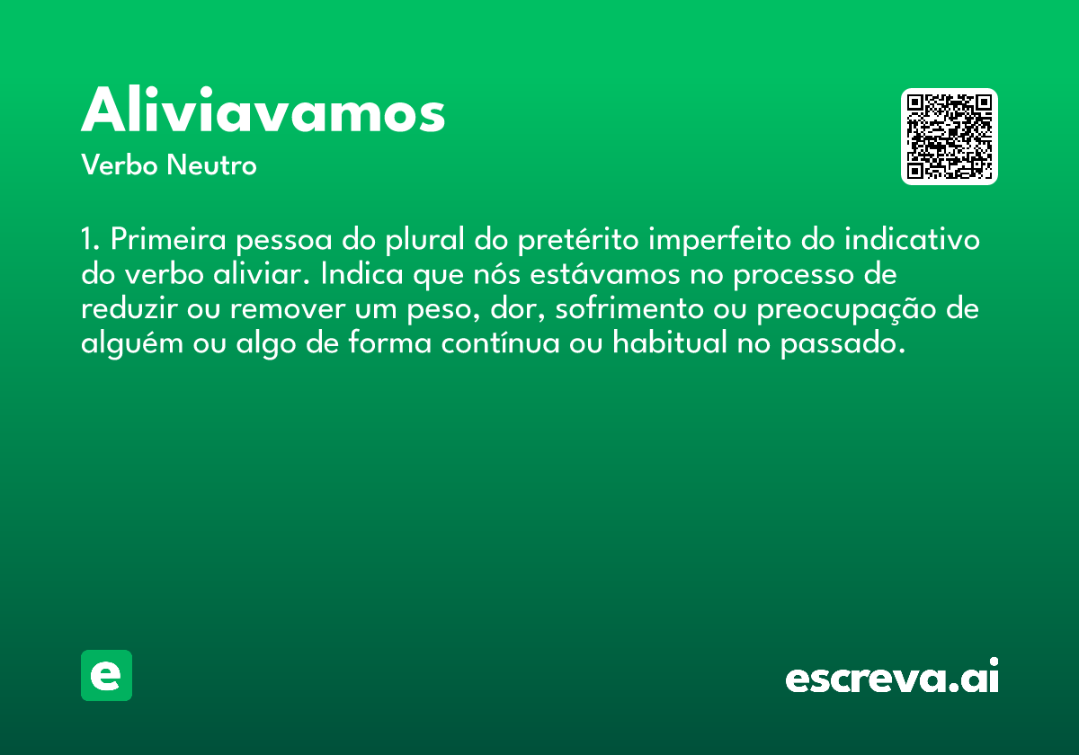 aliviavamos