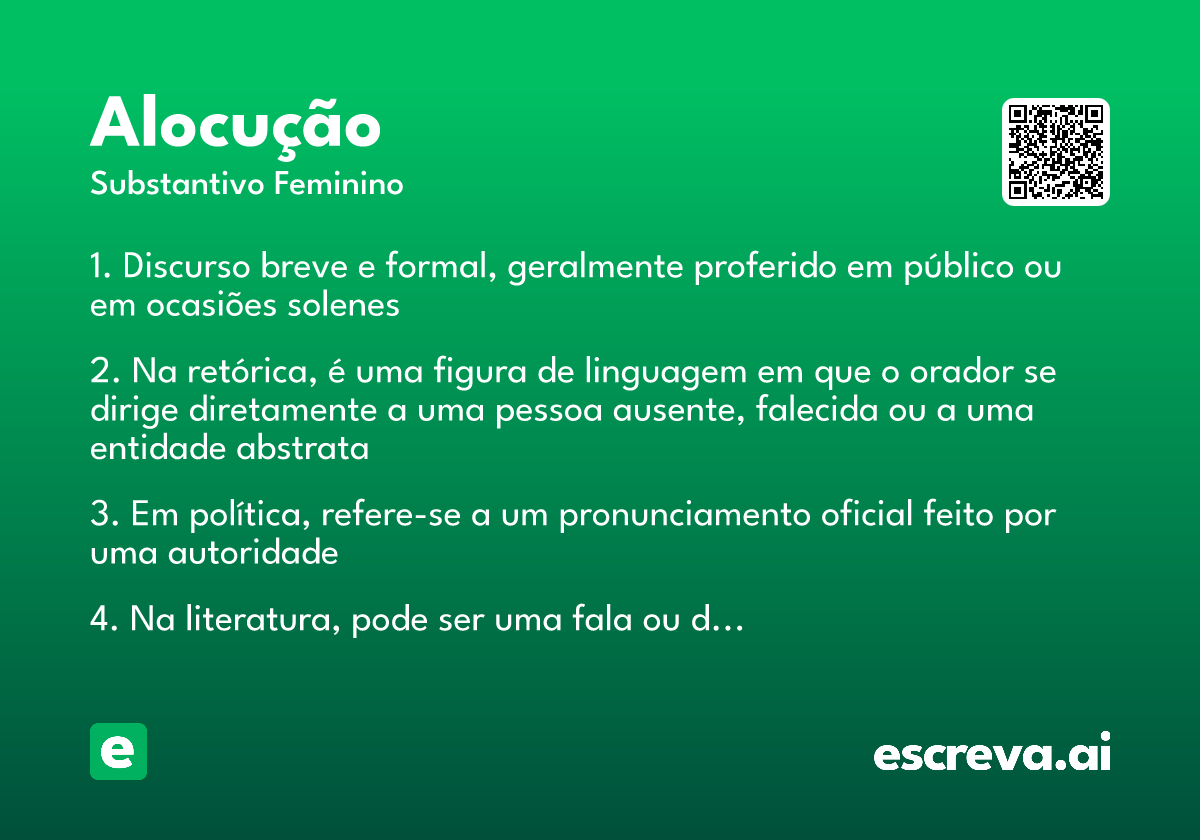 alocução