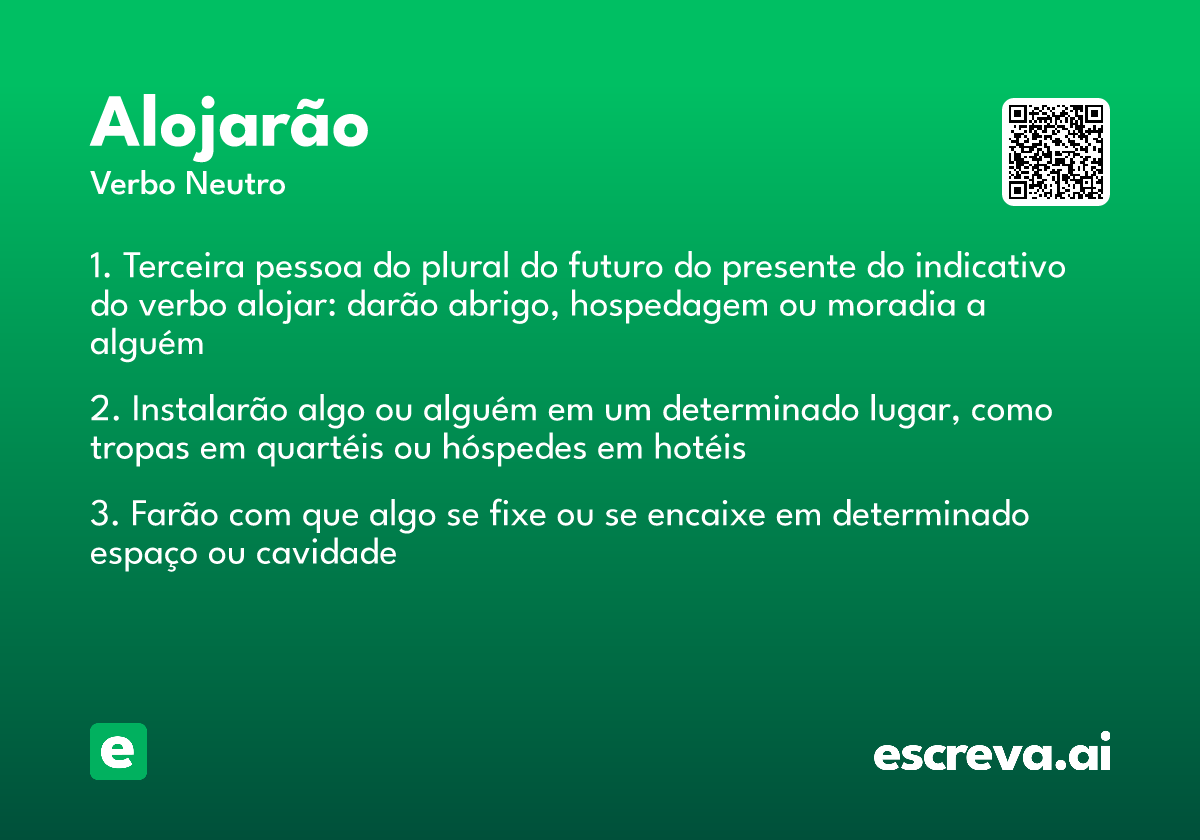 alojarão