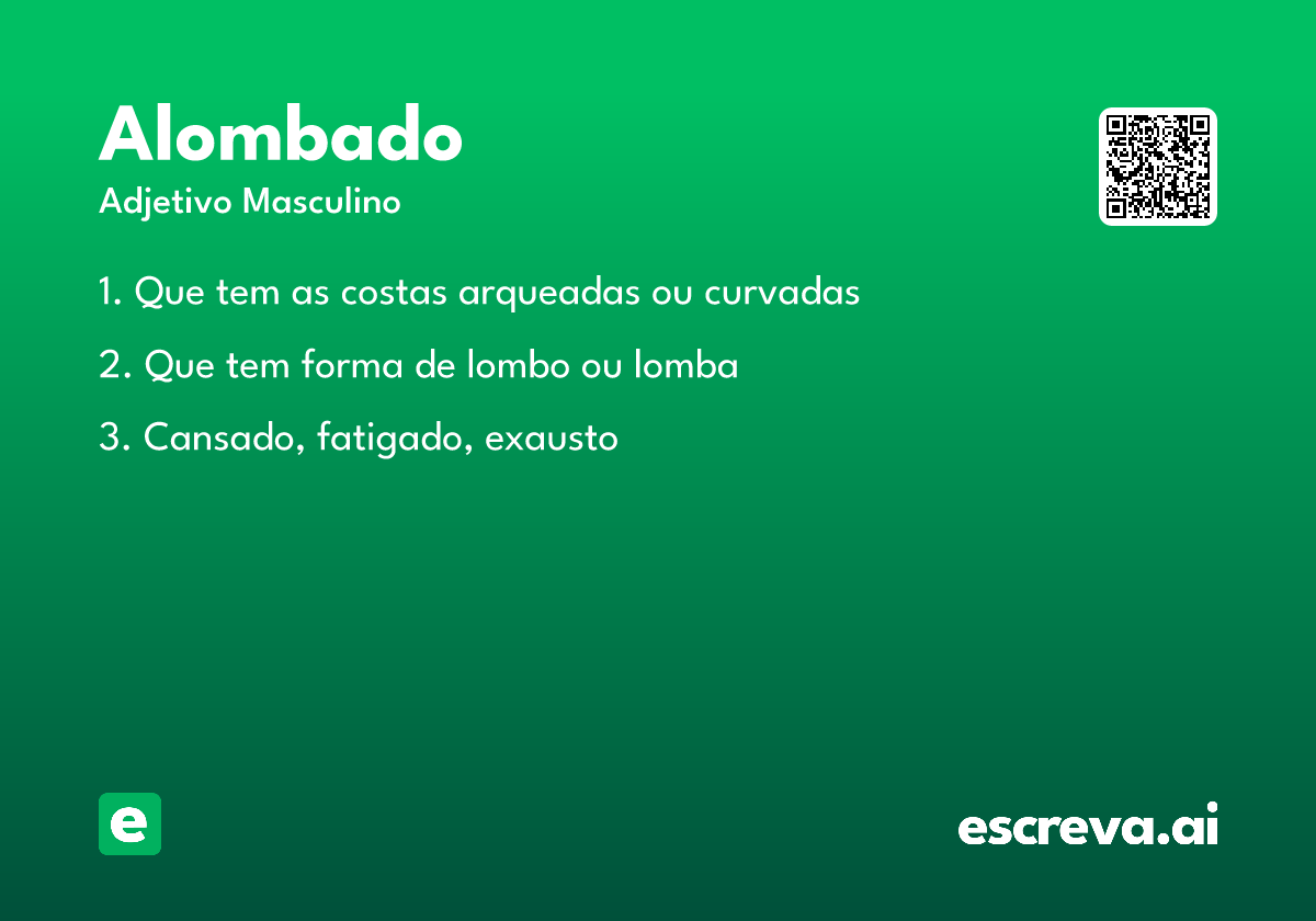 alombado