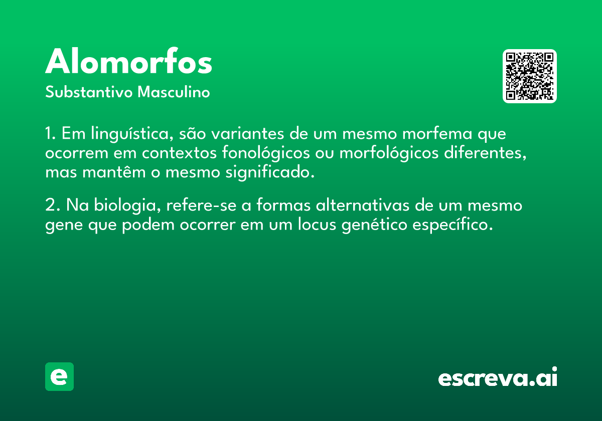 alomorfos
