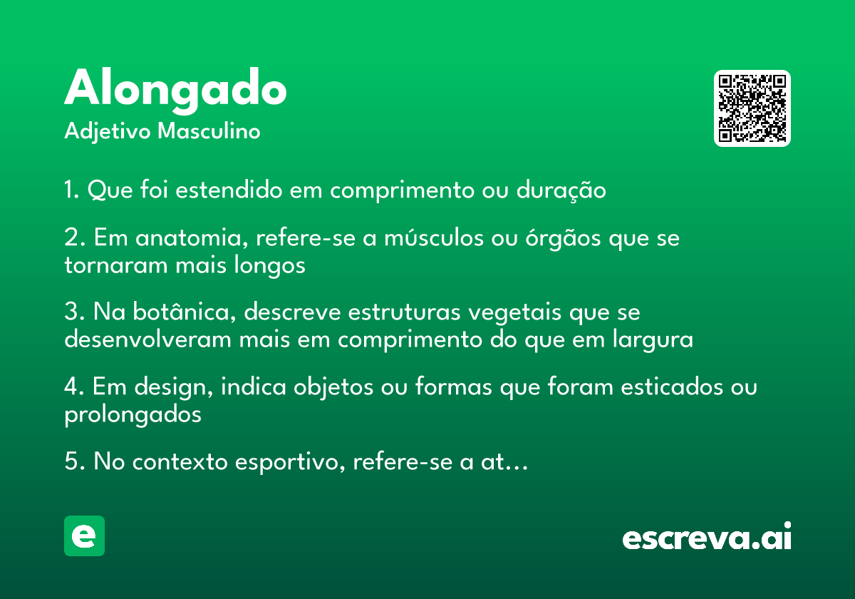 alongado