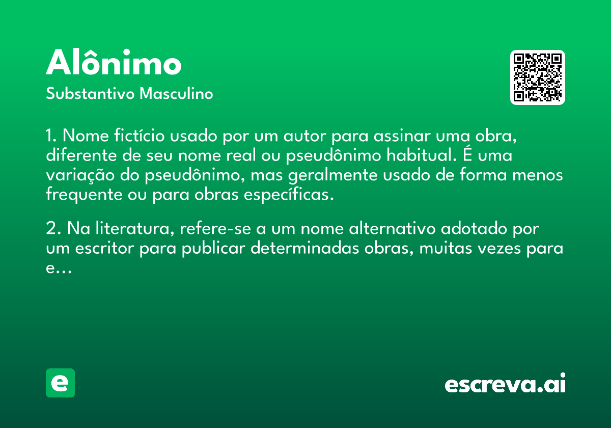 alônimo