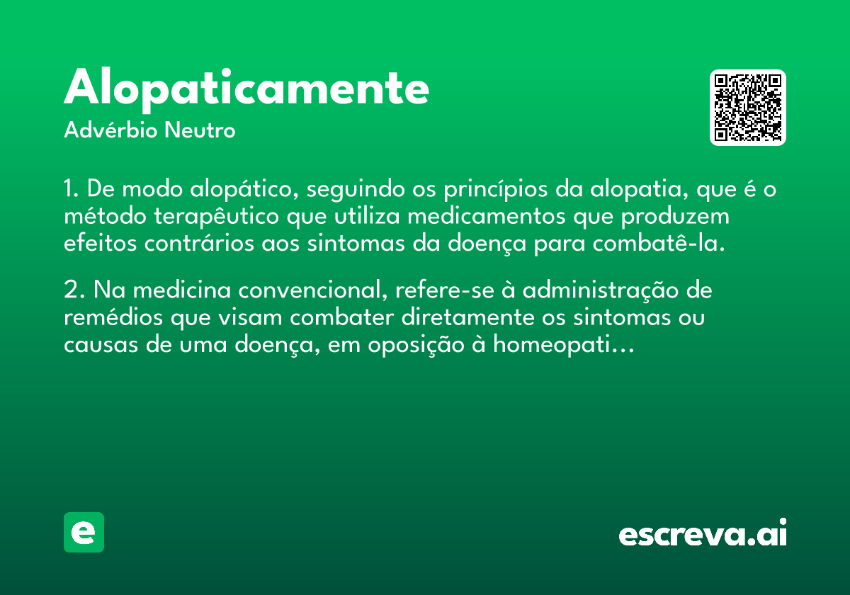 alopaticamente