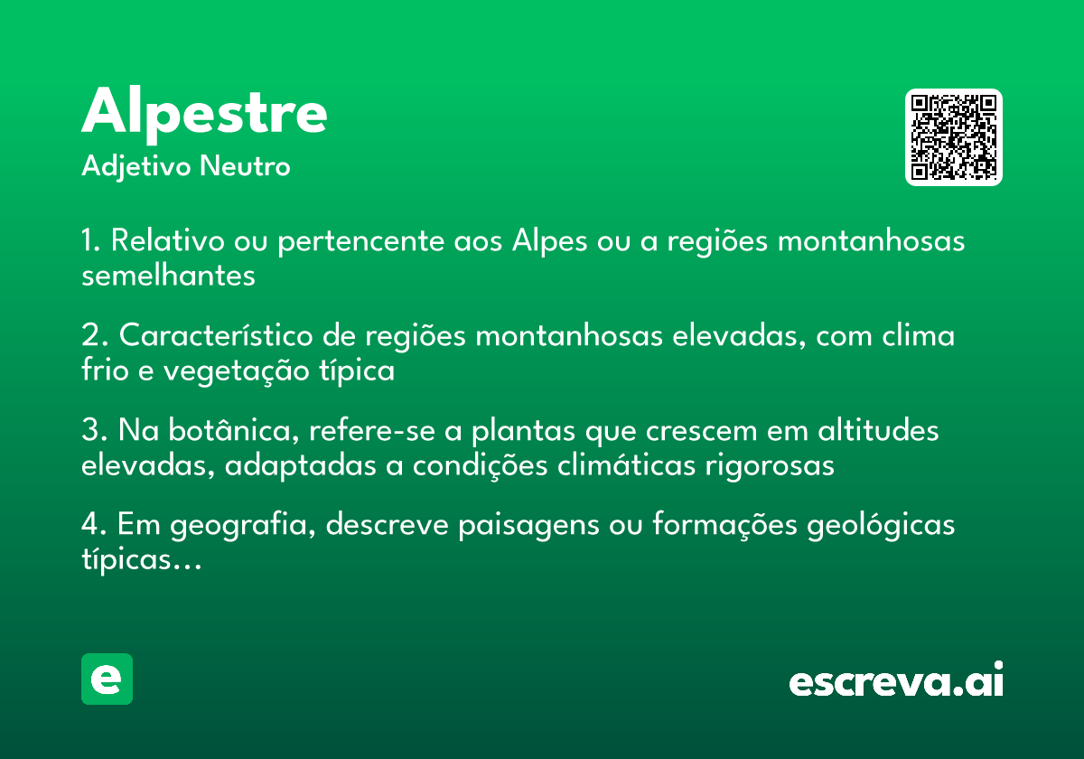alpestre
