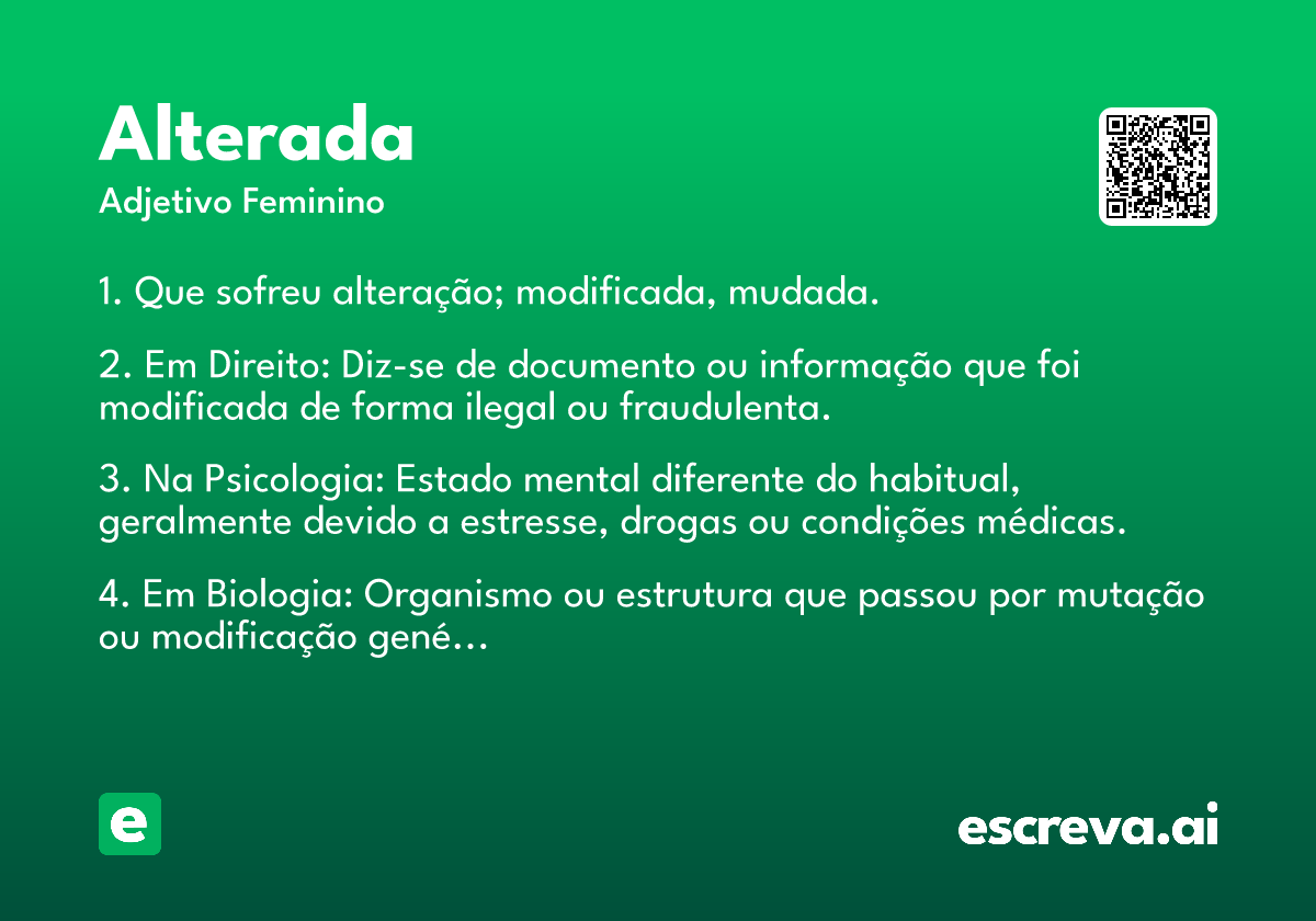 alterada