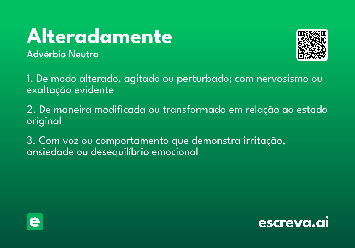 alteradamente
