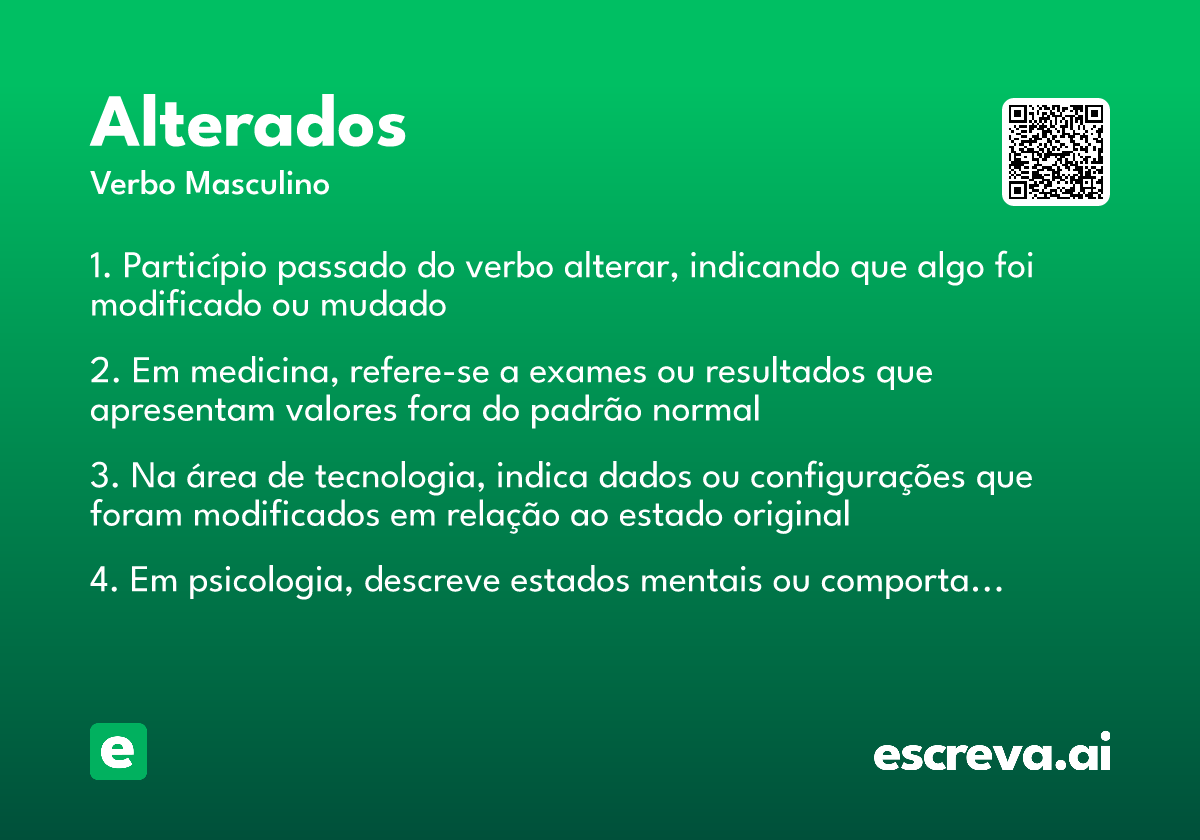 alterados