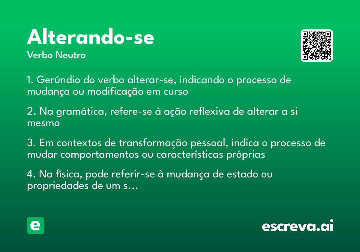 alterando-se