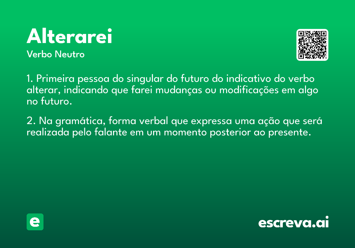 alterarei