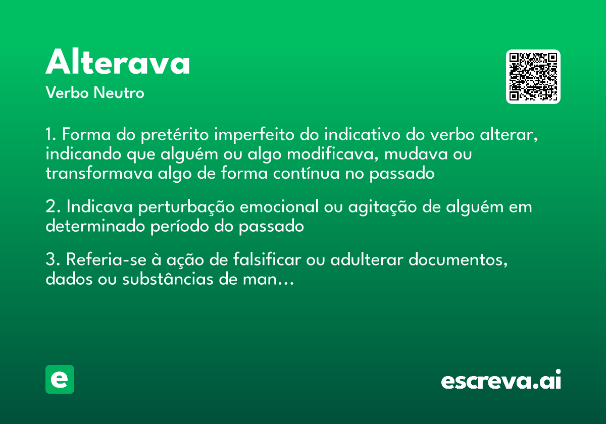 alterava