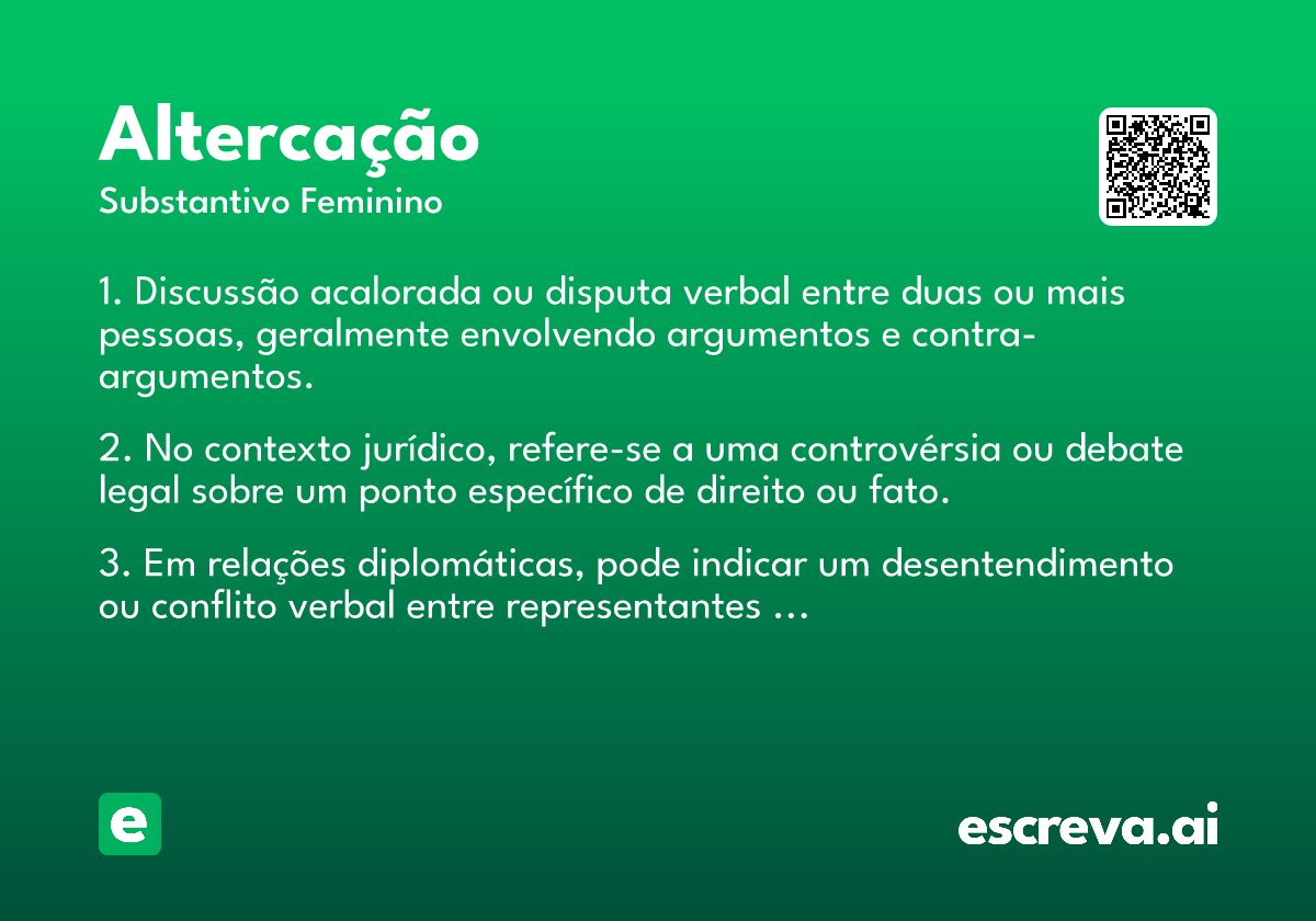 altercação