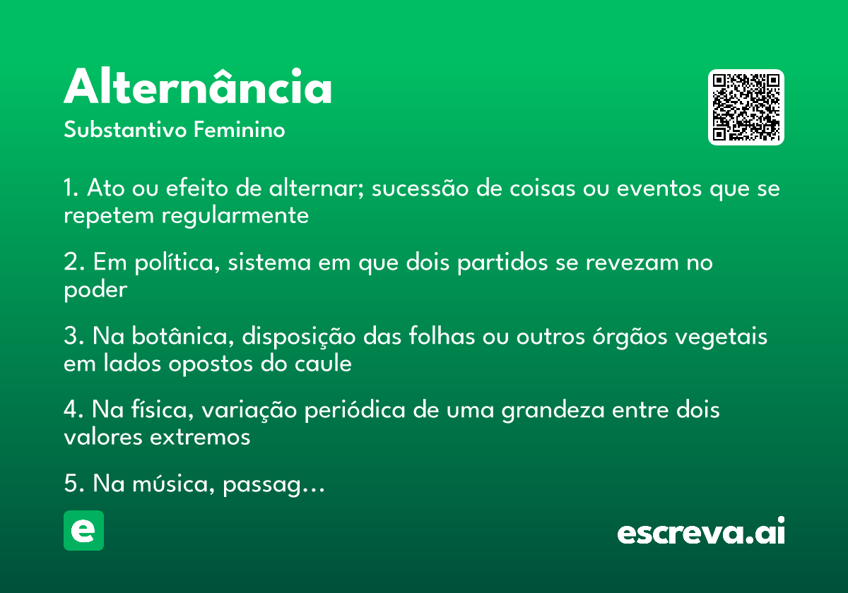 alternância