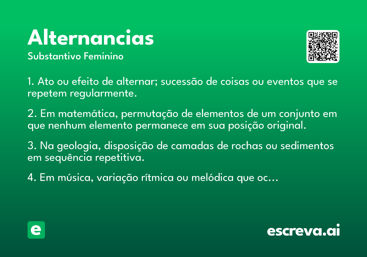 alternancias