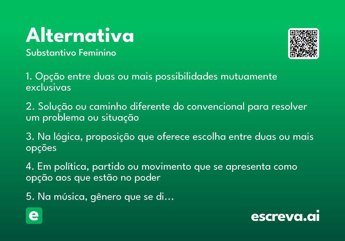 alternativa