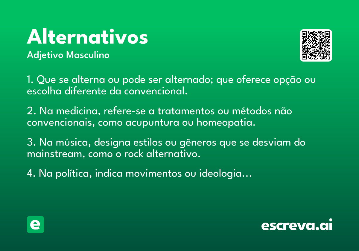 alternativos