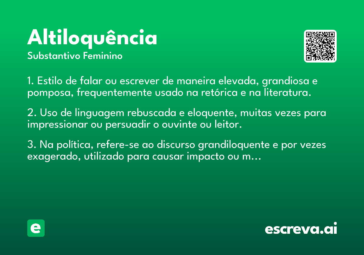 altiloquência