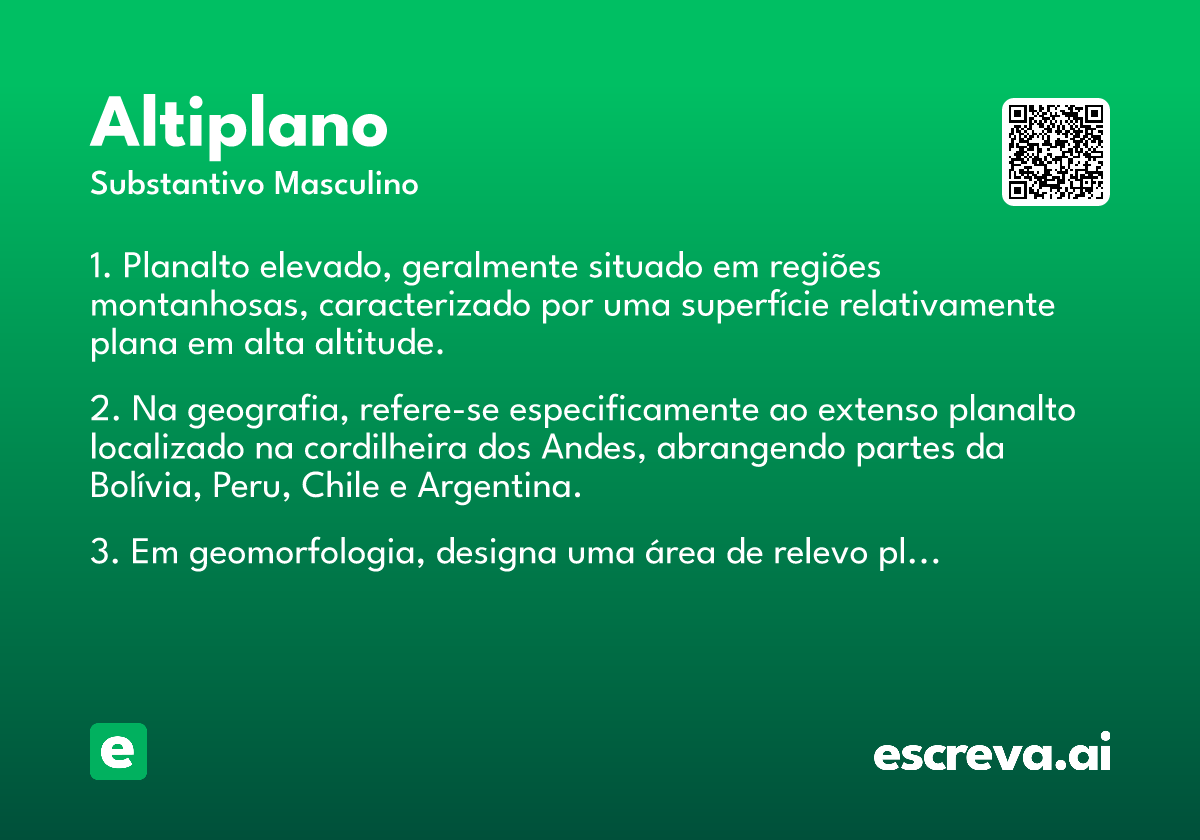 altiplano