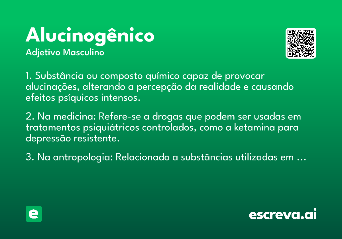 alucinogênico