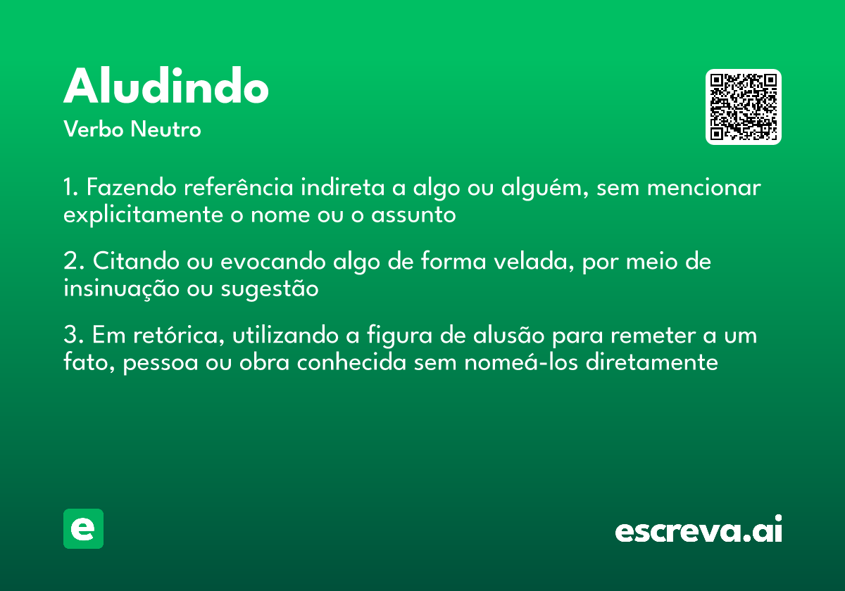 aludindo