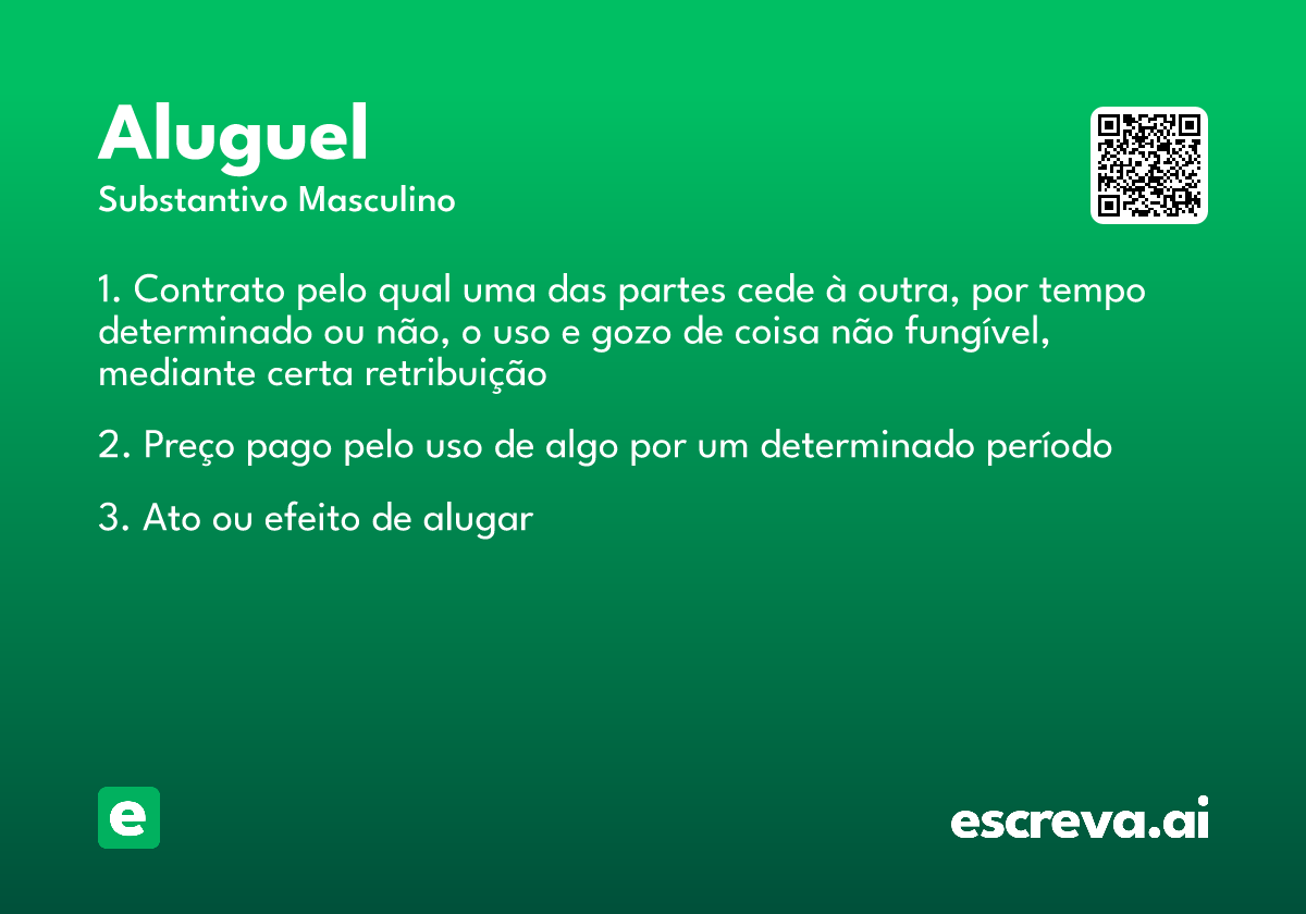 aluguel