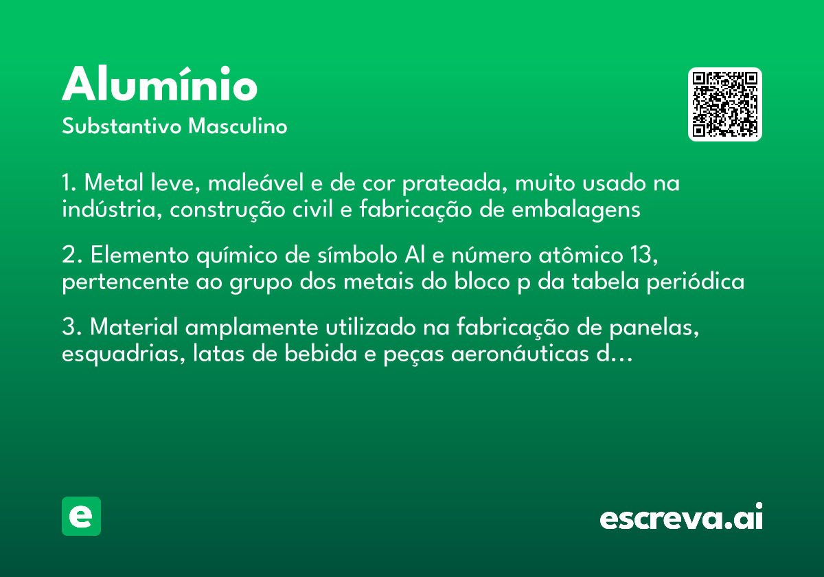 alumínio