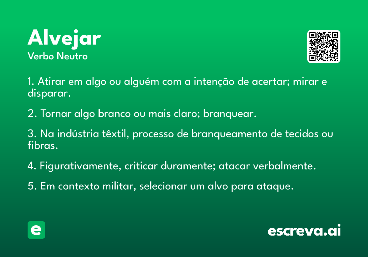 alvejar