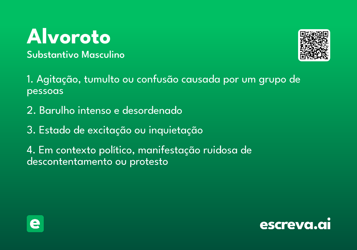 alvoroto