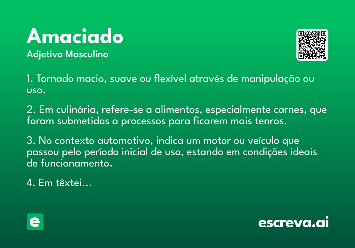 amaciado