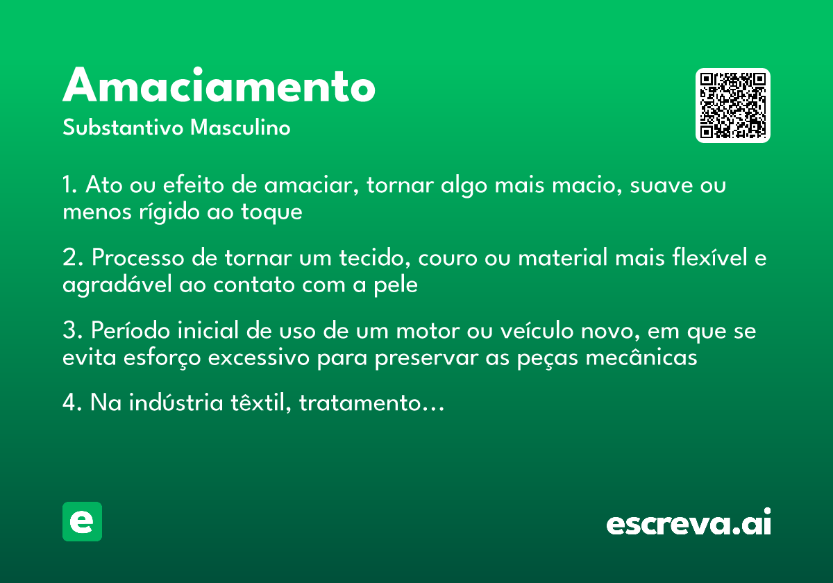 amaciamento