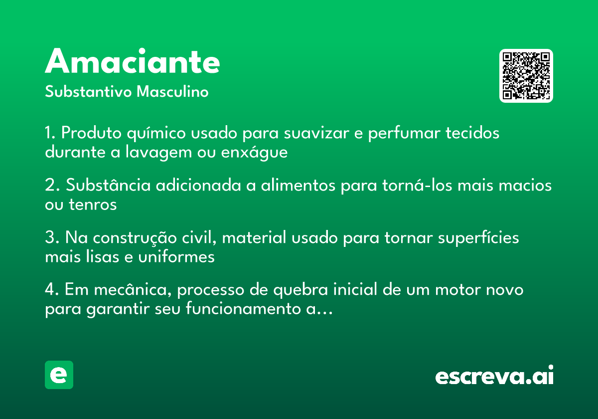 amaciante