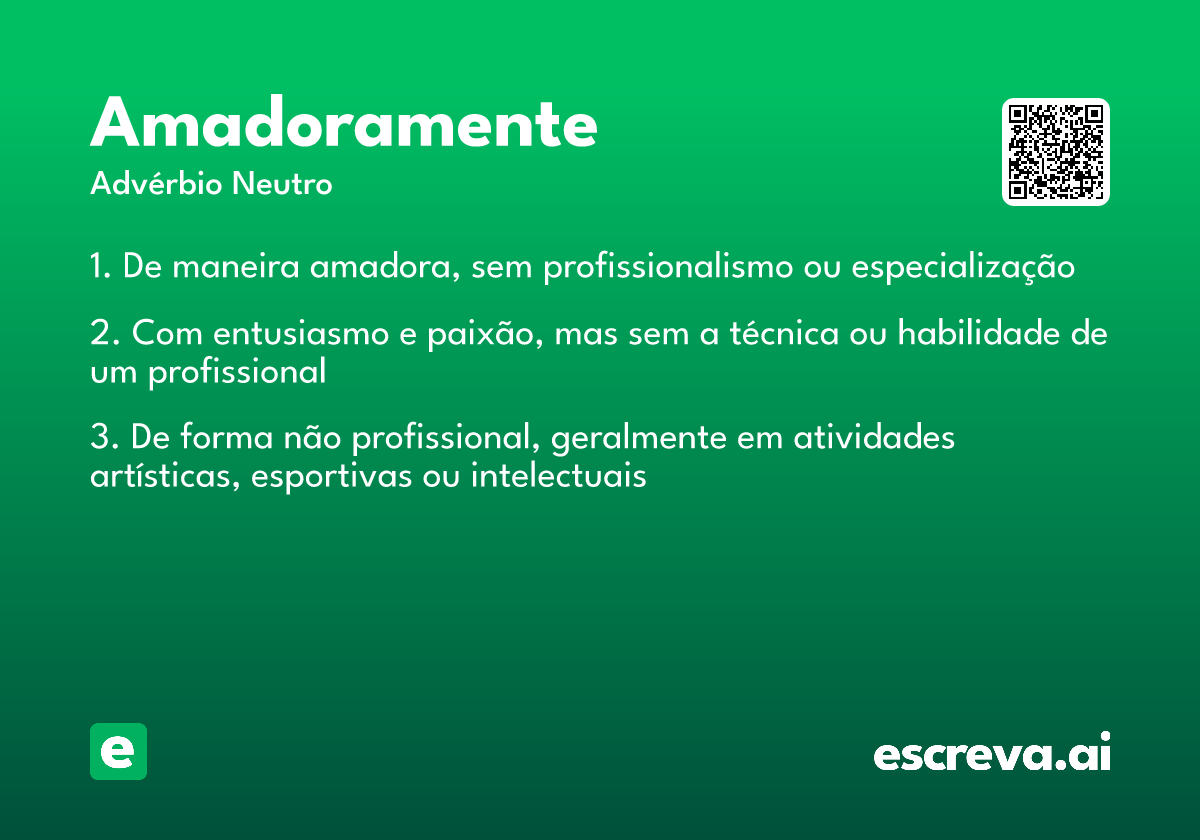 amadoramente