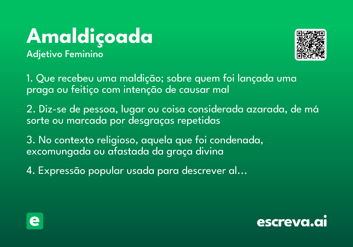amaldiçoada