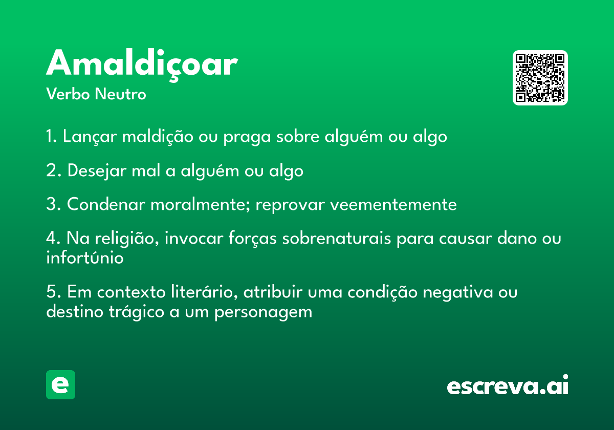 amaldiçoar