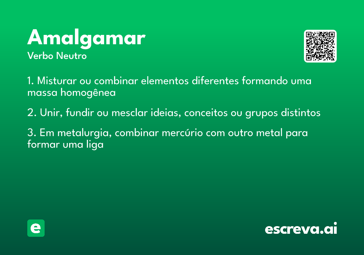 amalgamar