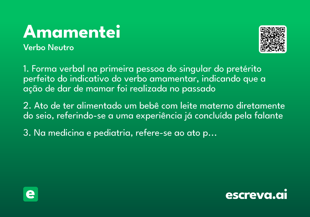 amamentei