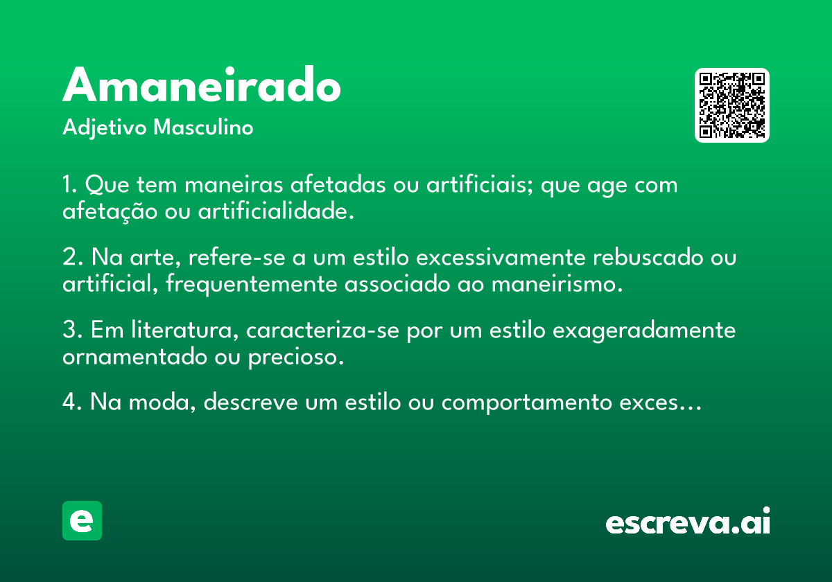 amaneirado