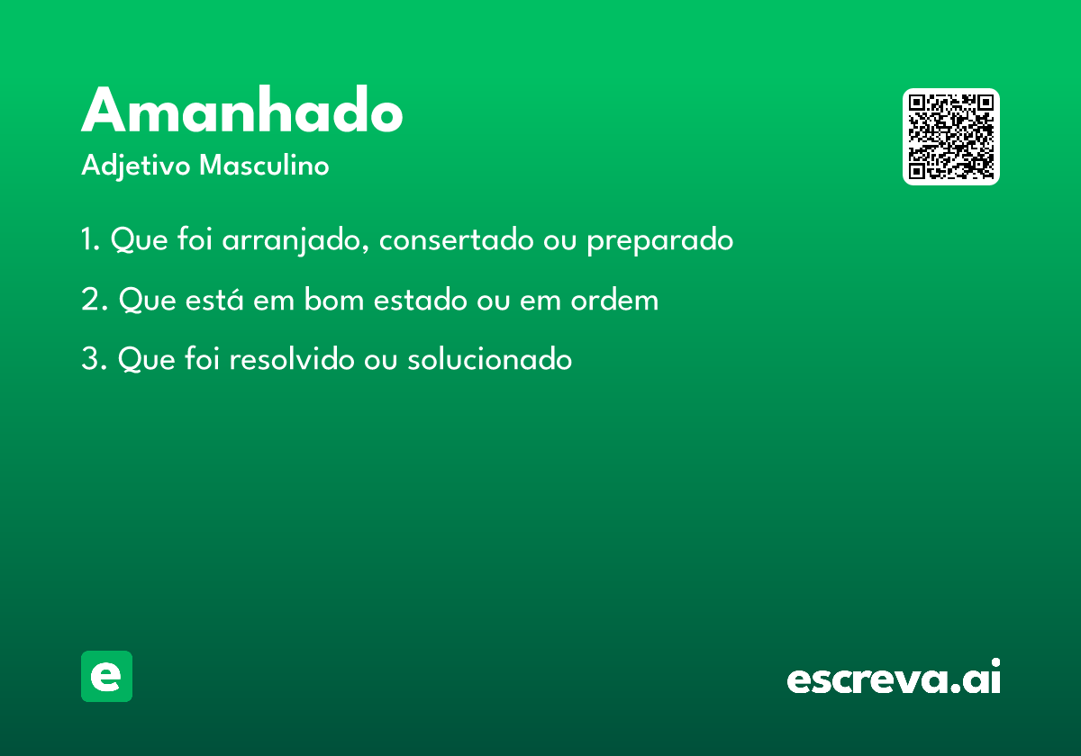 amanhado