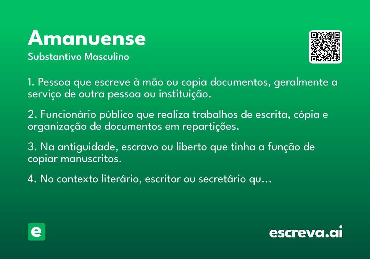 amanuense