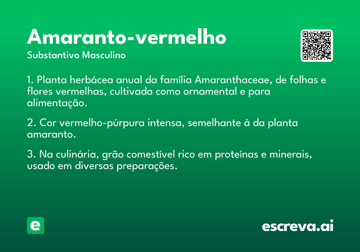 amaranto-vermelho