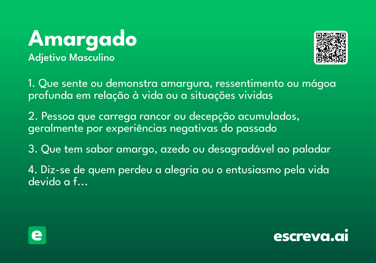 amargado