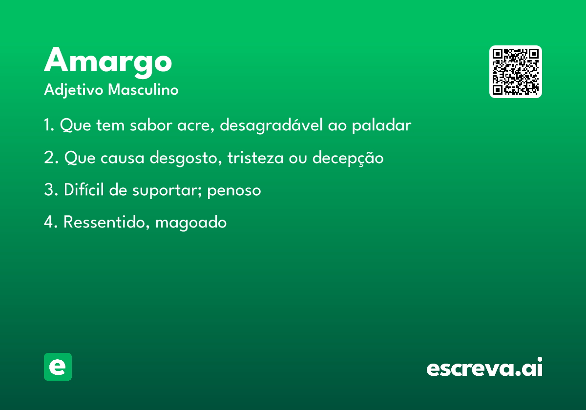 amargo