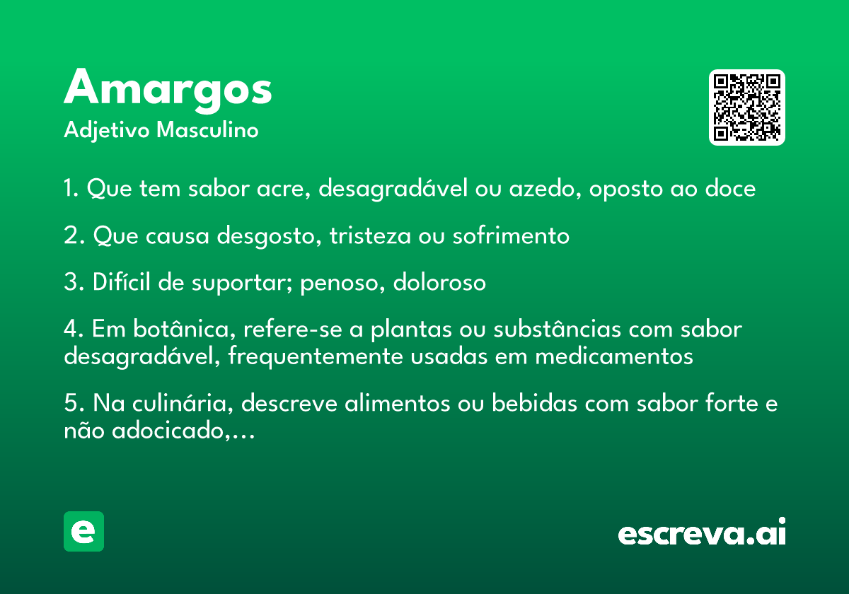 amargos