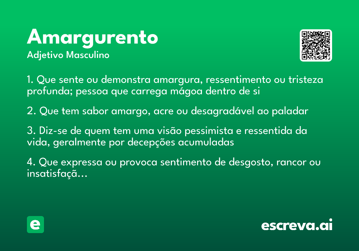 amargurento