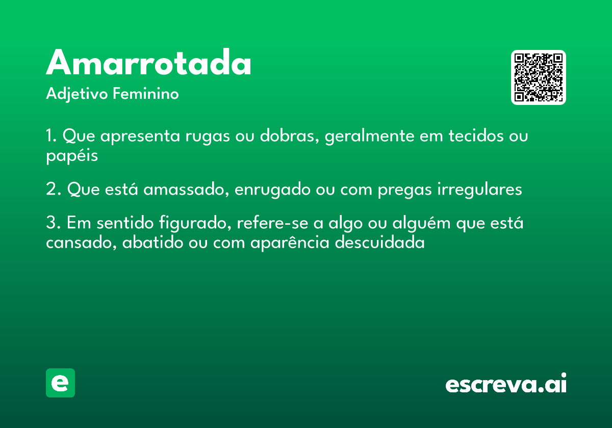 amarrotada