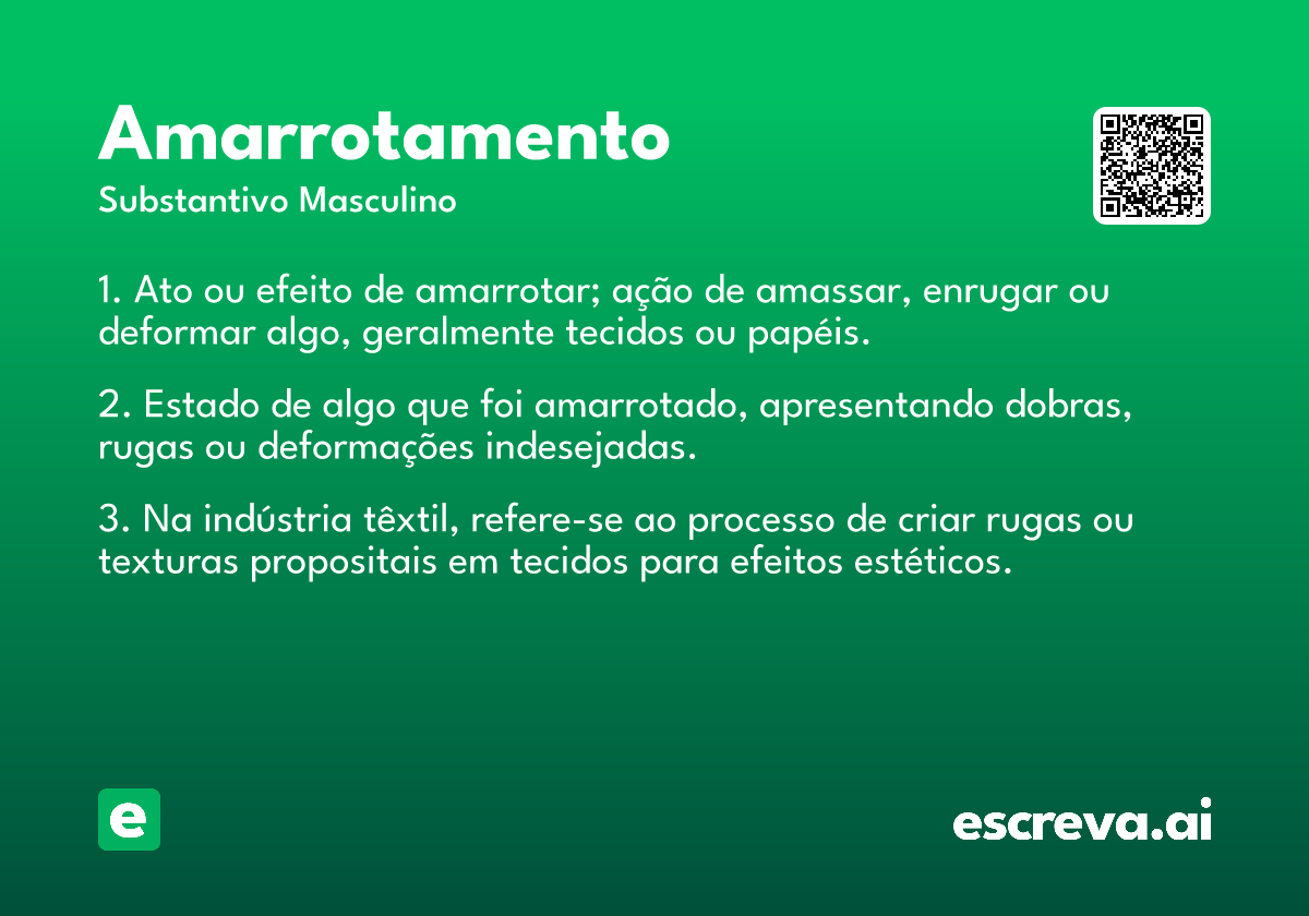 amarrotamento