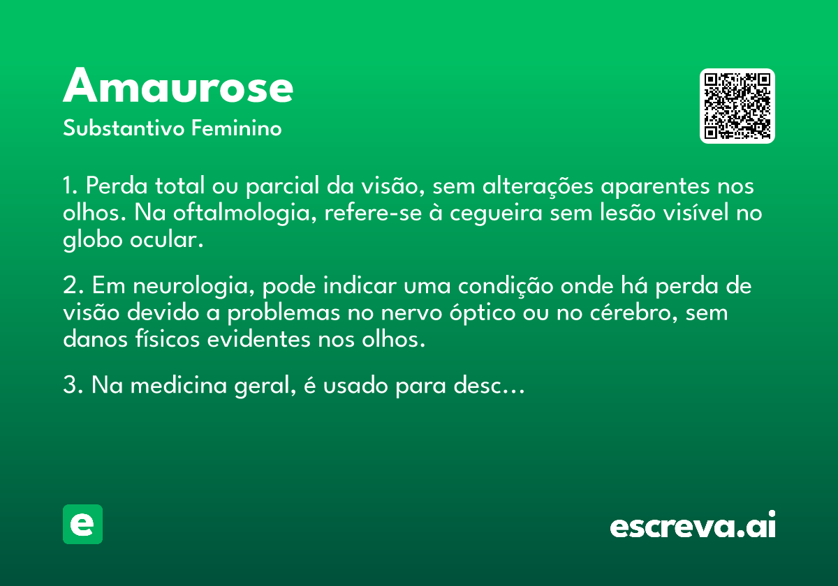 amaurose